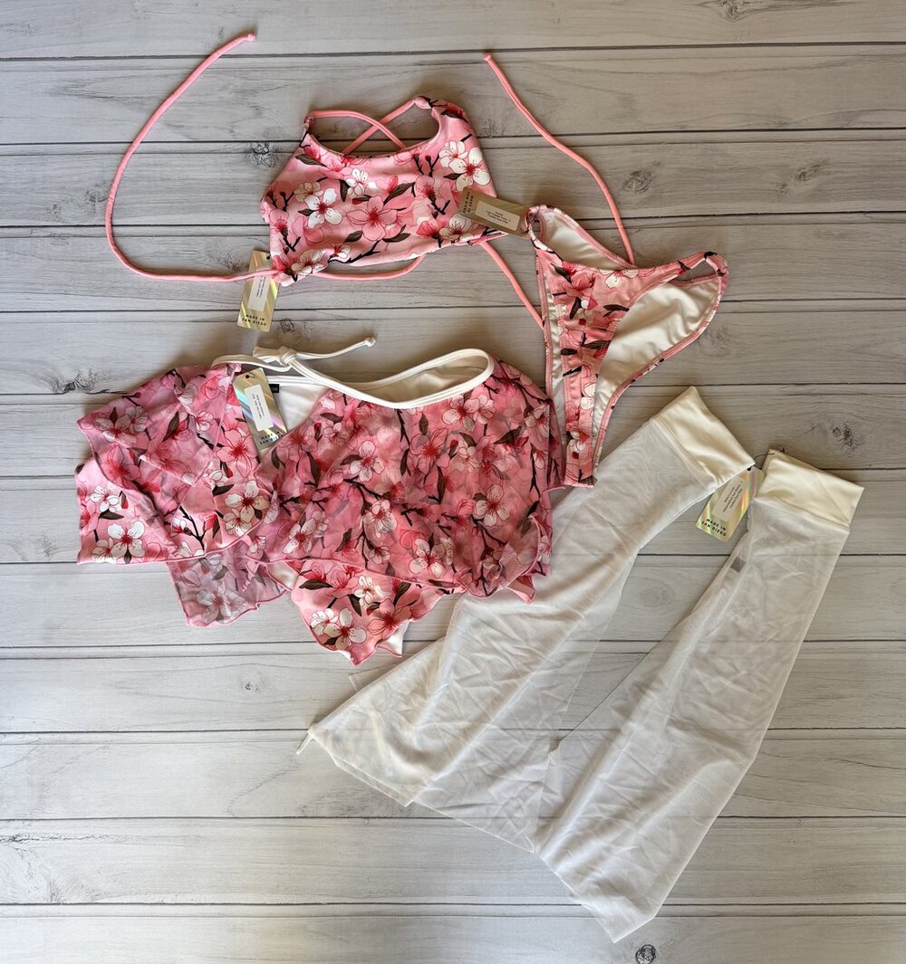 Freedom Rave Wear Sakura 4pc Set | NWT | SMALL